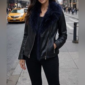 7 for all Mankind Leather Jacket